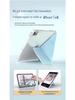 Samsung Galaxy Tab S9 Protective Case: 3+Y Fold, Transparent Acrylic, Full Coverage