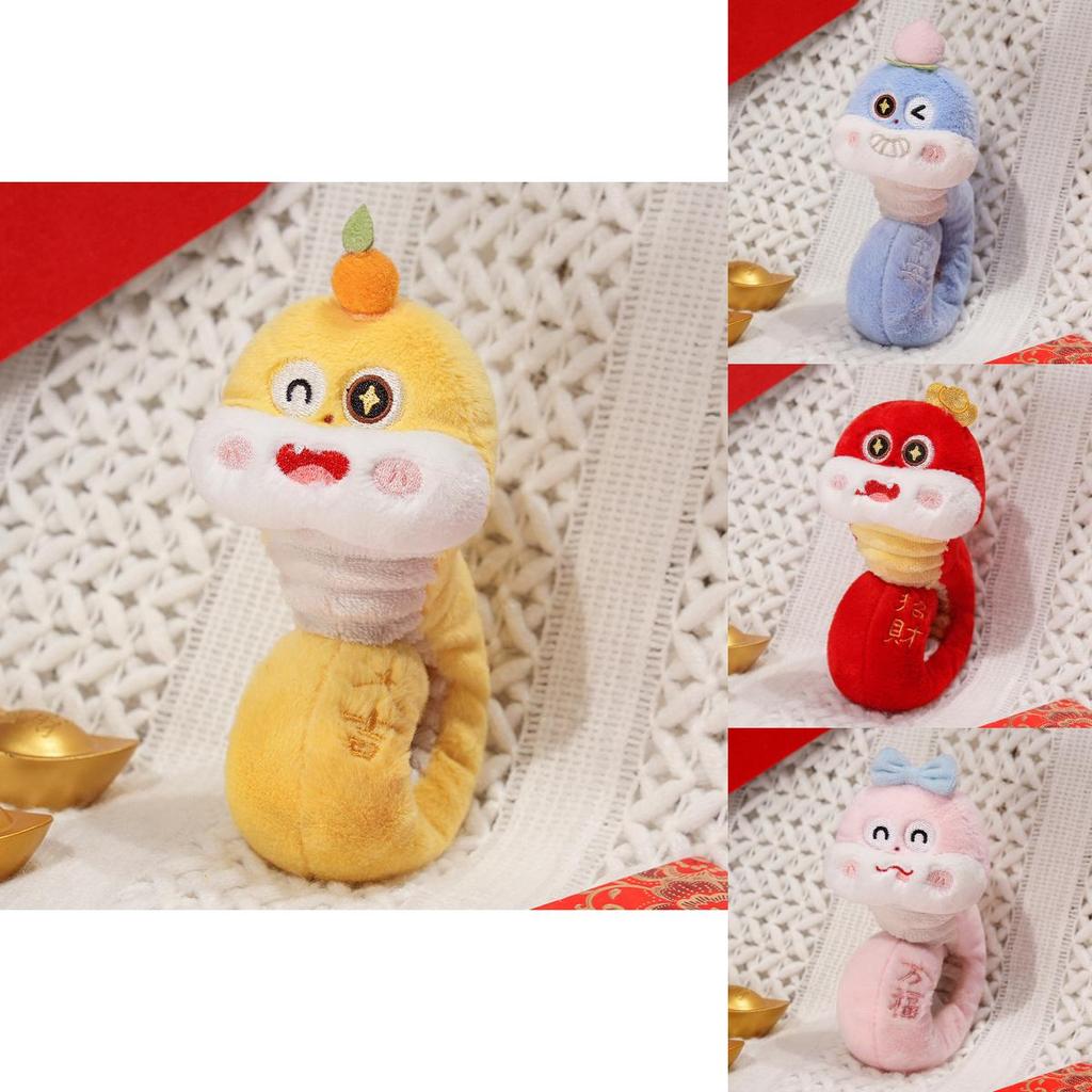 Adorable Plush Snake Wristband Cute Red Snake Doll For Girls Perfect Gift