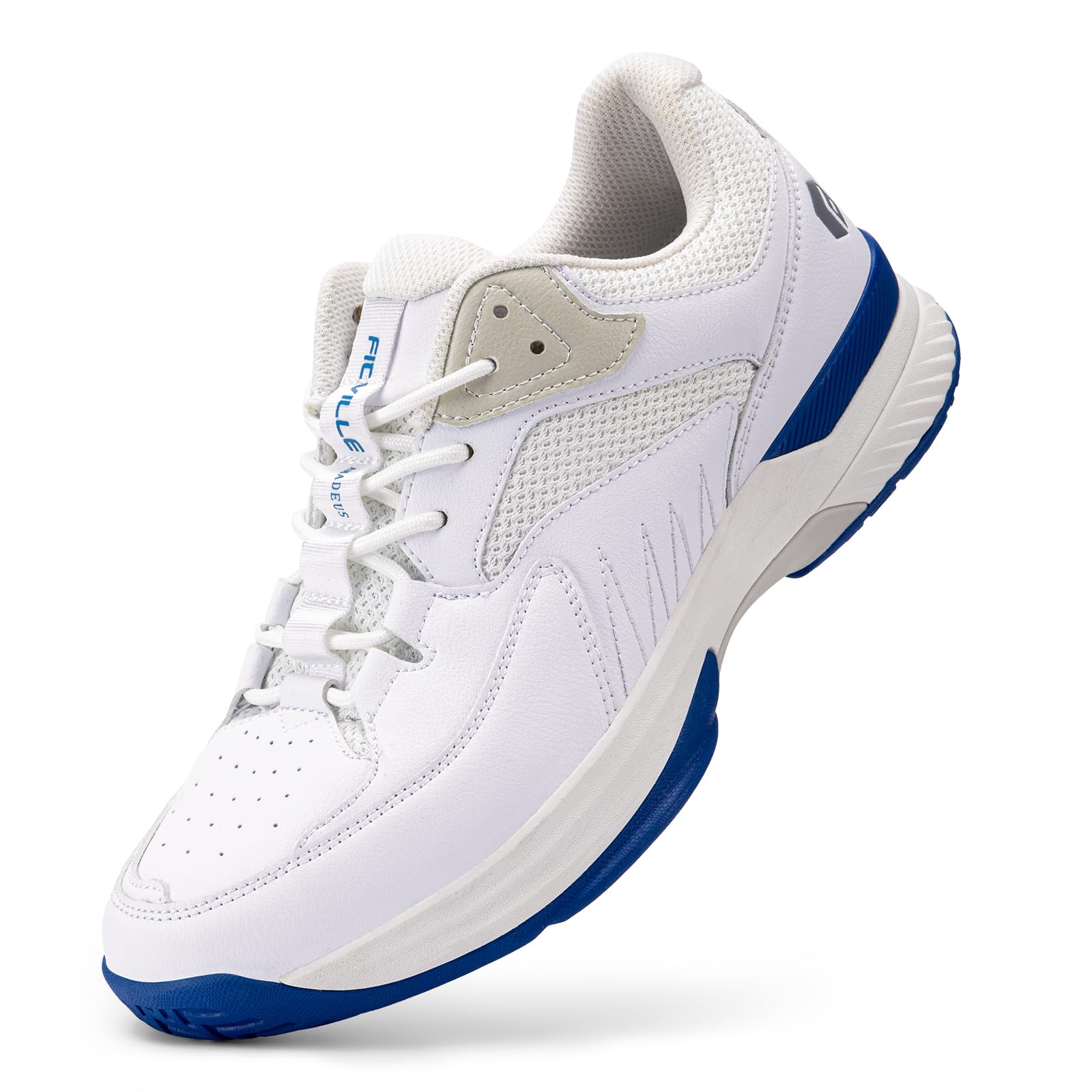 

Широкие теннисные туфли для начинающих 2E 4E Athletic Hard Pickleball [FitVille] Мужские, Широкие, Все корты, Теннис, Обувь, Корт, Обувь, Легкие, Противоскользящие, белый