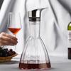 Enshousu Striped Waterfall Crystal Glass Wine Decanter
