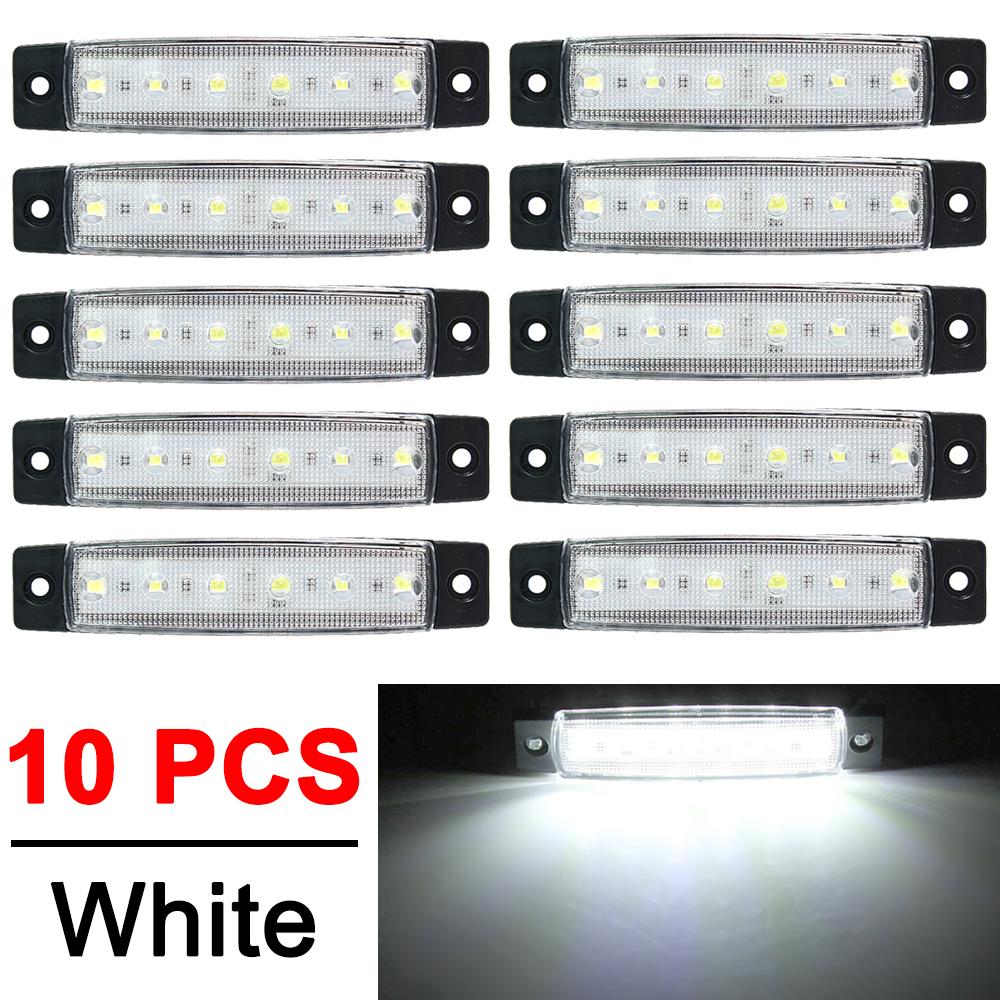 10 PCS Car External Turn Signal LED Lights 24V 12V Auto Bus Truck Lorry UTE Trailer Tail Warning Lamp Brake Indicator LightsTurn Signal 2