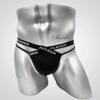 New Men Jock Strap Breathable Underwear Backless Jockstrap Briefs Thong Low Rise Underpants Gay Quick Dry Pure Silk Men's Thongs