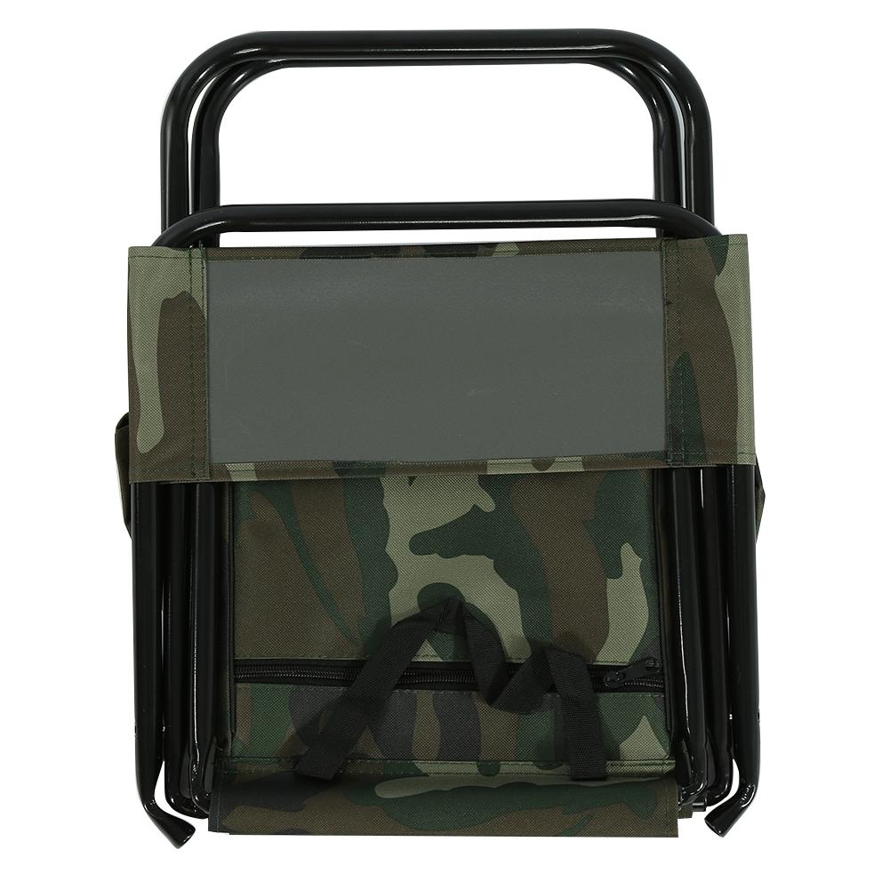 

Foldable Outdoor Camping Fishing Chair Convenient Carry Seat With Storage Bag
