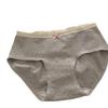 Women's Soft Antibacterial Cotton Briefs - Solid Color, Extra Long & Wide, Skin-Friendly Knitted Triangle Design