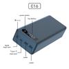 C16N Odnímateľný QC3.0 PD LCD displej Urob si sám 16x18650 puzdro na batériu Puzdro na batériu Power Bank Shell 5W/10W bezdrôtový nabíjací box bez batérie