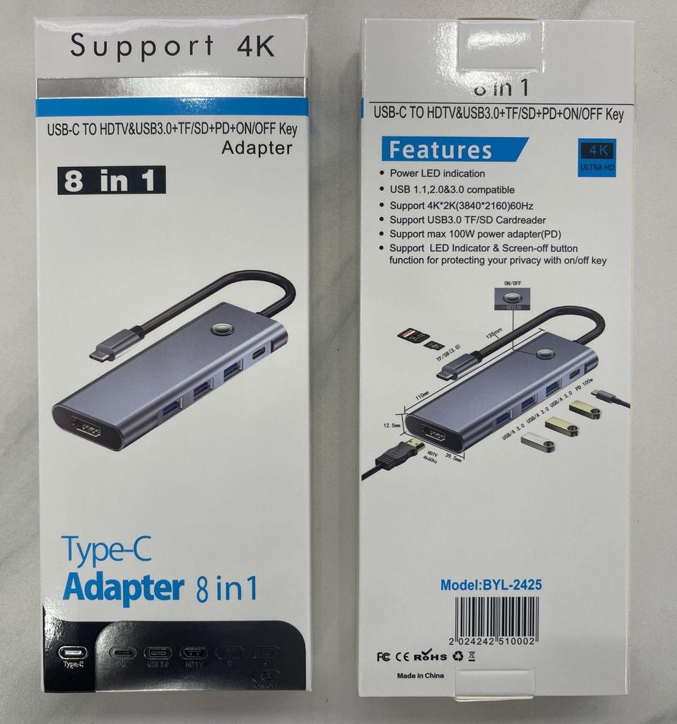 "5-in-1 USB 3.0 Multi-Port Hub Notebook Converter"
