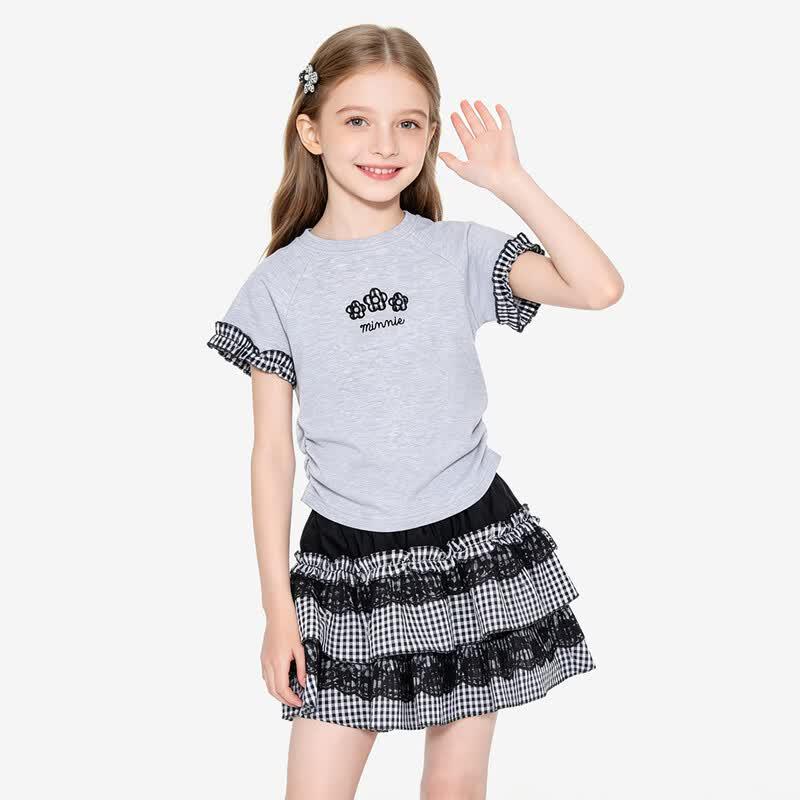 Disney Girls Sleeveless Polo Top & Pleated Skirt Set 120