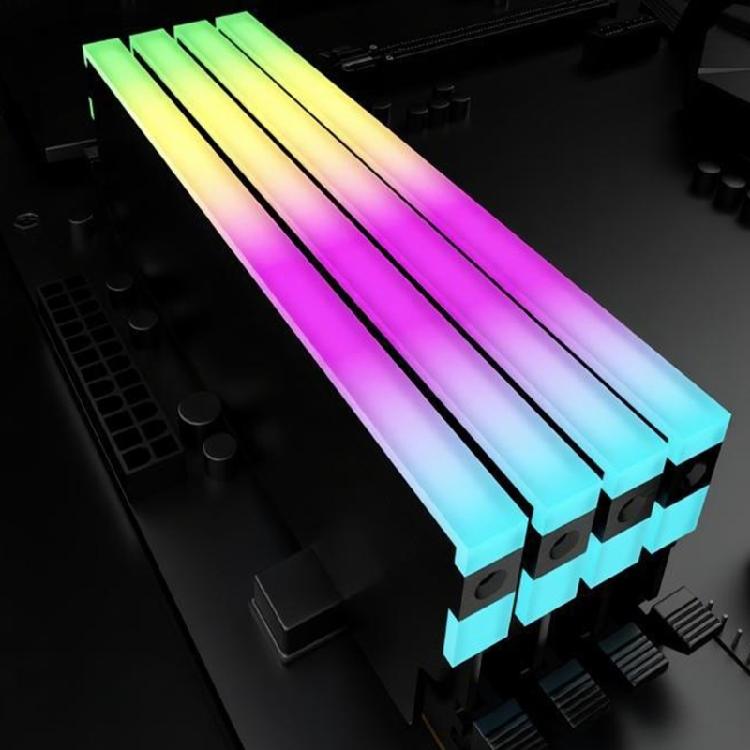 Metal Memory Heatsink for Desktop Computers Programmable ARGB Lights for Enhances Stability and Cooling Support