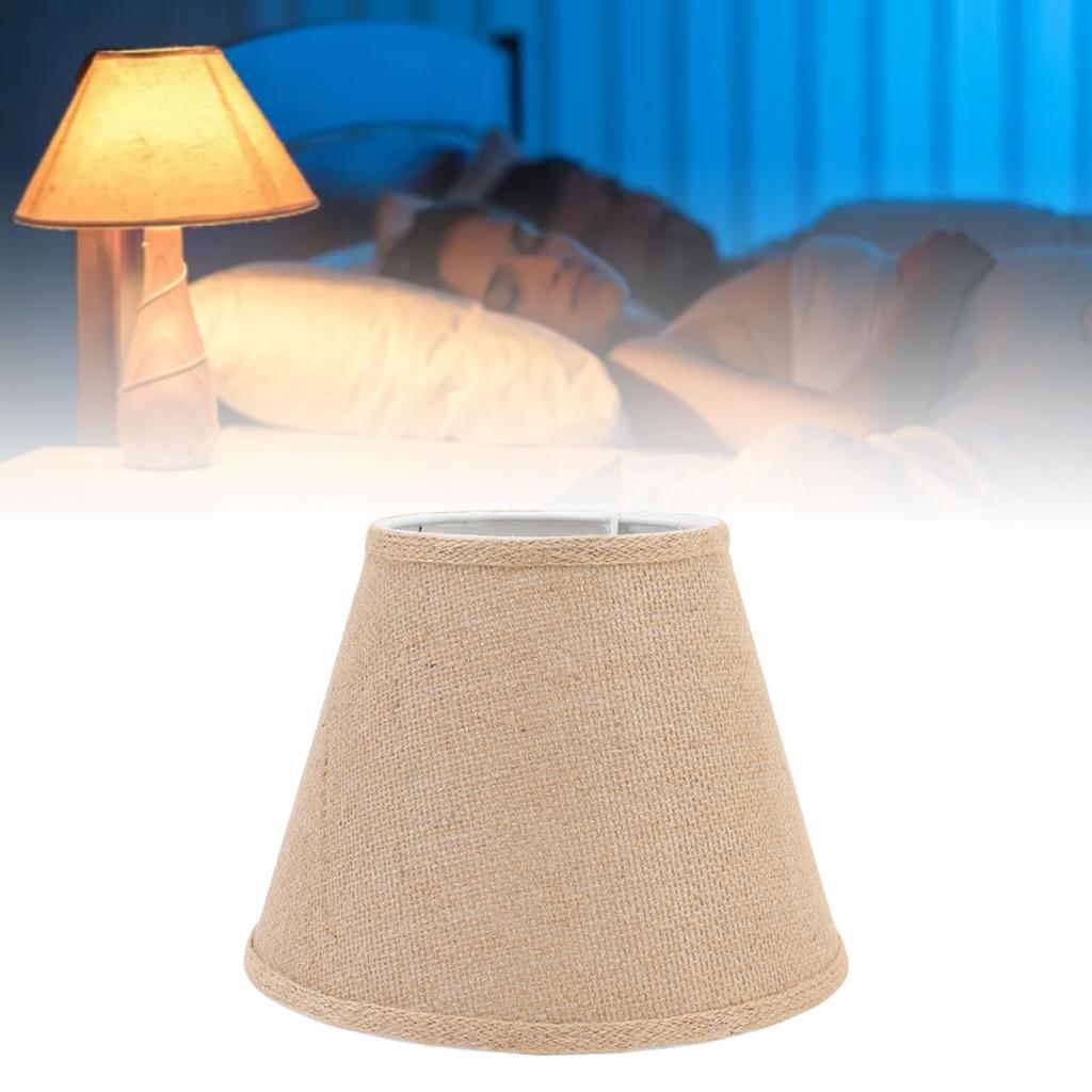 Table Lamp Fabric Lampshade Handcrafted Decorative E27 Lampshade for Home Hotel Bedroom Living Room