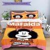 Mafalda Comic Strips Collection Print 3Pcs Bedding Setduvet Cover With 2 Bedropillowcase Home Birthday Gift