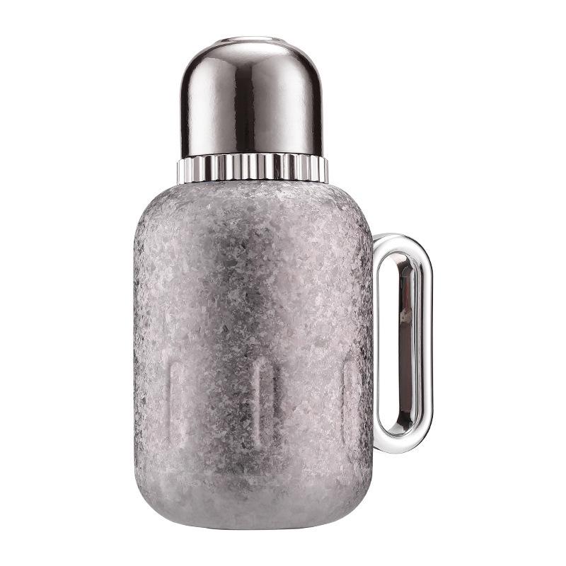 Pure Titanium Outdoor Portable Large-Capacity Tea Thermos with Tea Separation