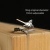Buyee Copper Male Big Ring Finger Vivid Marlin Open Ring For Women Men Fashion Punk Rock Fine Jewelry Circle Gift