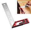 Carpentry Angled Tool Including Precise Lasering Marking Level Indicator And Multiple Preset Holes For Efficient Measuring And Leveling