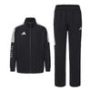 Adidas Boxing 3-Stripes Classic Retro Straight Leg Pants Jacket Two-Piece Casual Sports Suit Unisex Suit TR30JR1BX+TR30PR1BX