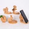 Beech Wood Phone & Tablet Stand: Lazy Person's Desk Ornament & Gift