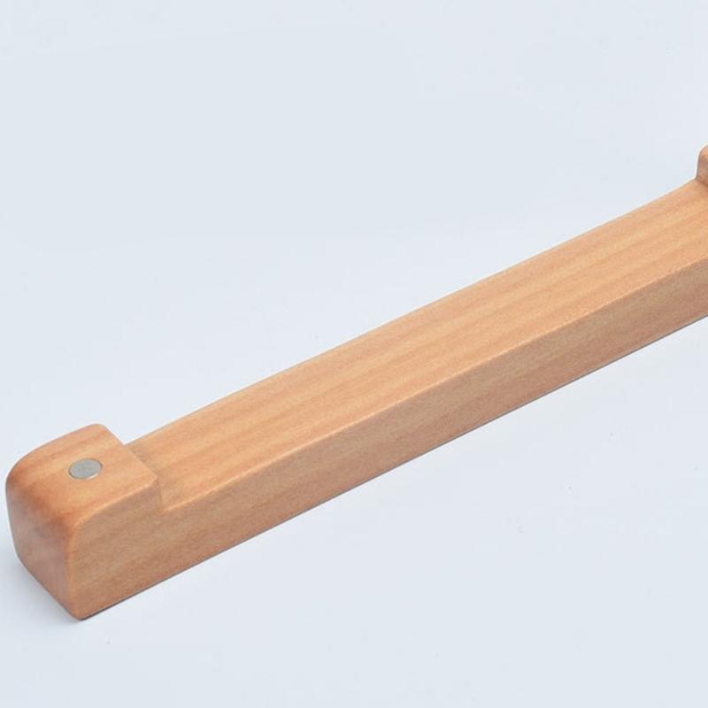 Innovative Foldable Over Door Hooks With Nonslip Protections Sturdy Wooden Hanger For Bathroom Bedroom Organization