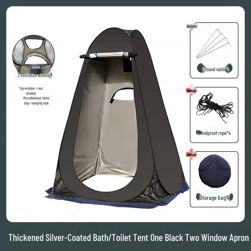 Portable Camping Shower and Toilet Tent - Outdoor Privacy Shelter