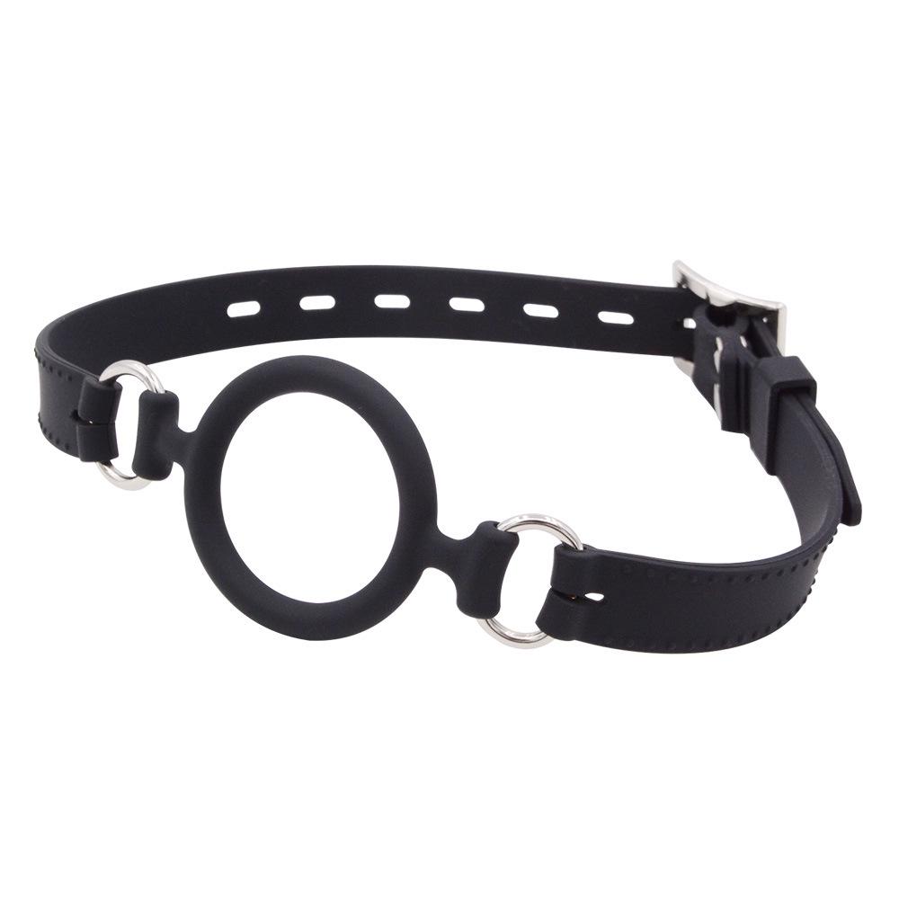 Silicone Mouth Gag Ring for Deep Throat Training and Restraint