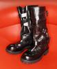 Yase Nayawashi X Yase Belted Horsehide Boots Black