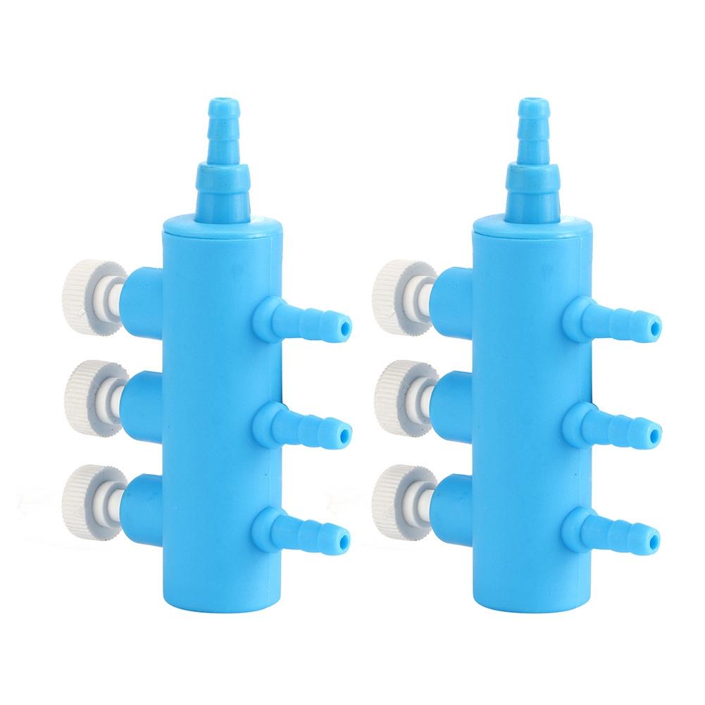 Plastic Aquarium Water Tube Volume Control Valve Connector Fish Tank Air Splitter Oxygen Pump Accessory