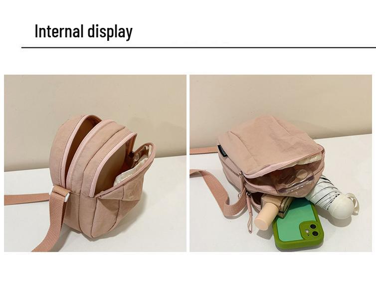 2025 Women's Trendy Nylon Crossbody Backpack: Summer Shoulder Bag, Phone & Chest Bag for Couples