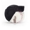 Jellycat Amuseables Baseball Plush Toy 4 Inch - Baseball Stuffed Toy for Sports Fans