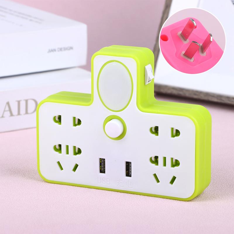 

Плагін розширювача бездротової розетки USB-інтерфейси Розумна розетка живлення з адаптером штекера нічника 3 отвори