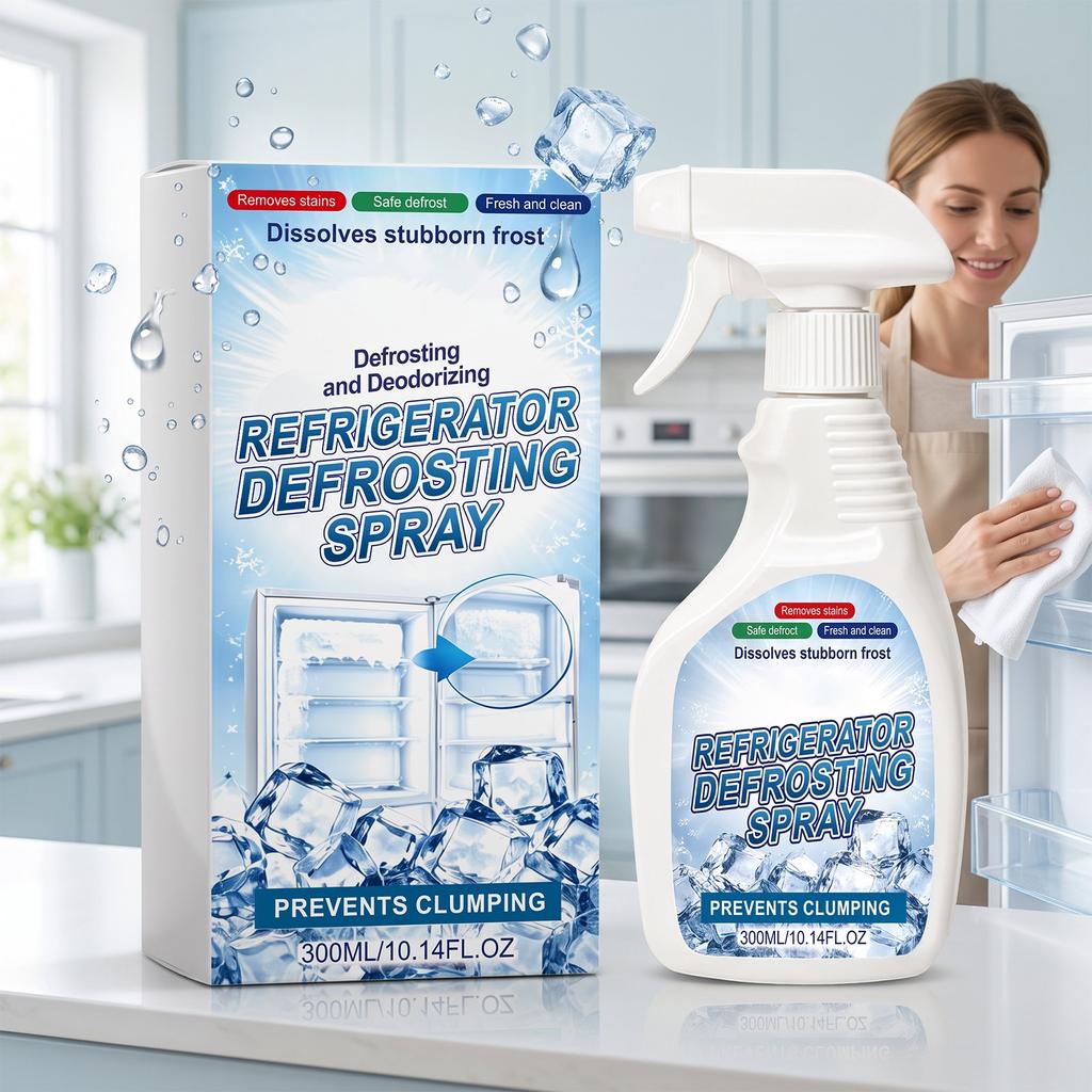 Koelkast Ontdooi Middel, Smelt snel ijs en rijp in koelkasten 300ml