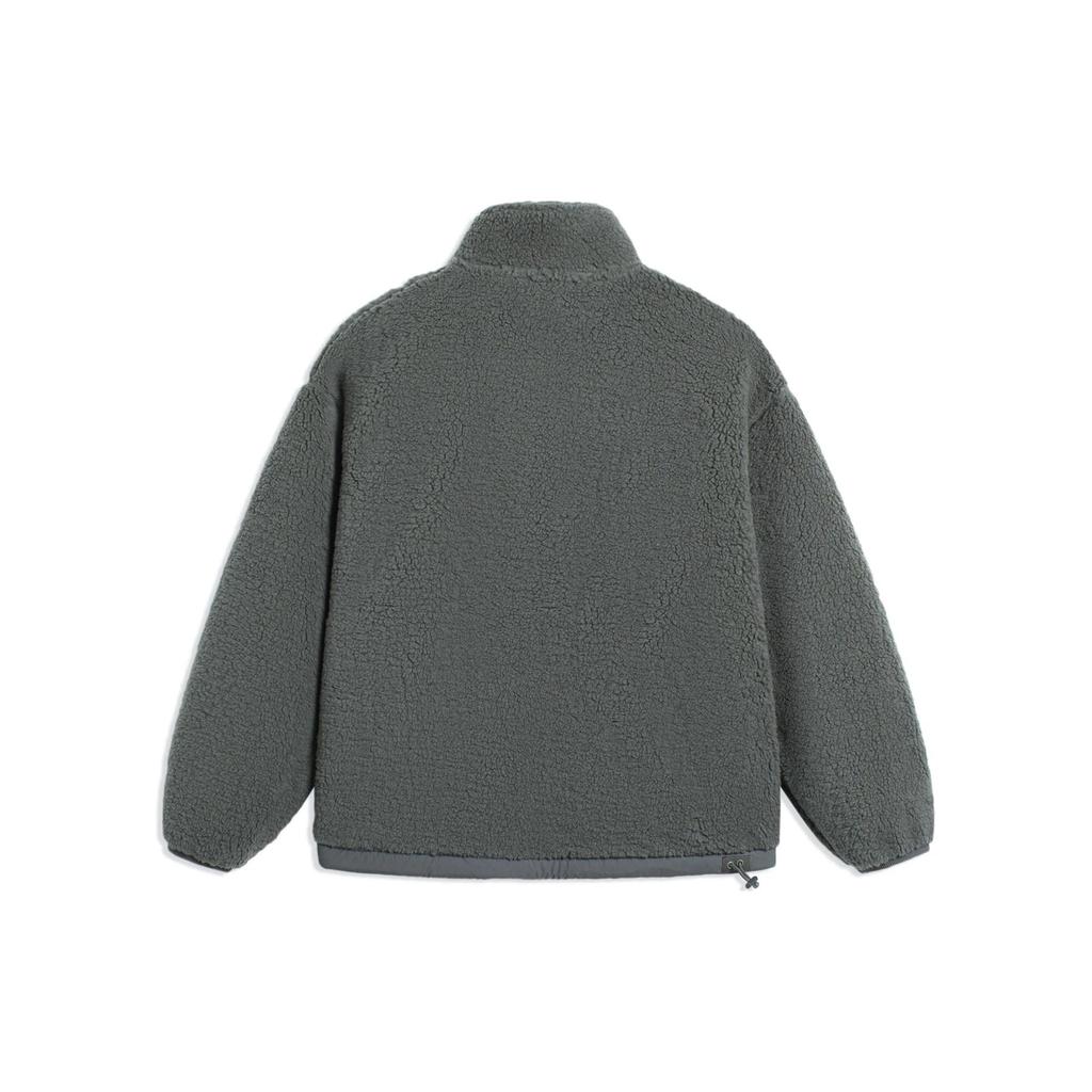 Li-Ning BadFive Logo Polar Fleece Jacket 'Grey' Men's AFDSA67-5