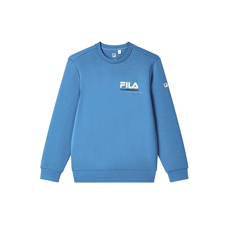 FILA Sweatshirts Men s Flash Butterfly Blue Crew Neck Moderate Other A11M311205FDB M