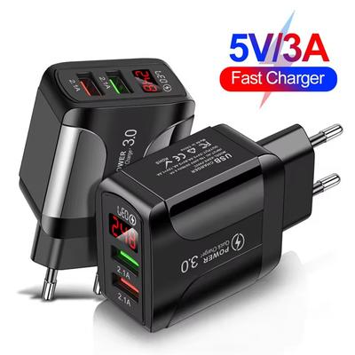 Caricabatterie USB per Telefono QC Adattatore di Alimentazione 30W Schermo LED 20W Fonte di Ricarica Rapida Per Iphone 13 12 Samsung Huawei Xiaomi