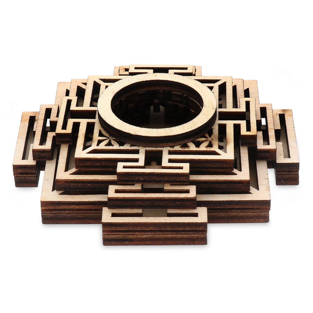 Wood Crafts Lotus Pattern Crystal Carving Wooden Ornaments Crystal Ball Base Meditation Decor Wood Base