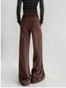Women's Winter High Waist Velvet Lined Straight Leg Sweatpants