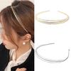 Thin Metal Hair Accessory Nonslip Inner Design Hair Hoop Lightweight Comfortable Work Office Daily Use Headgear