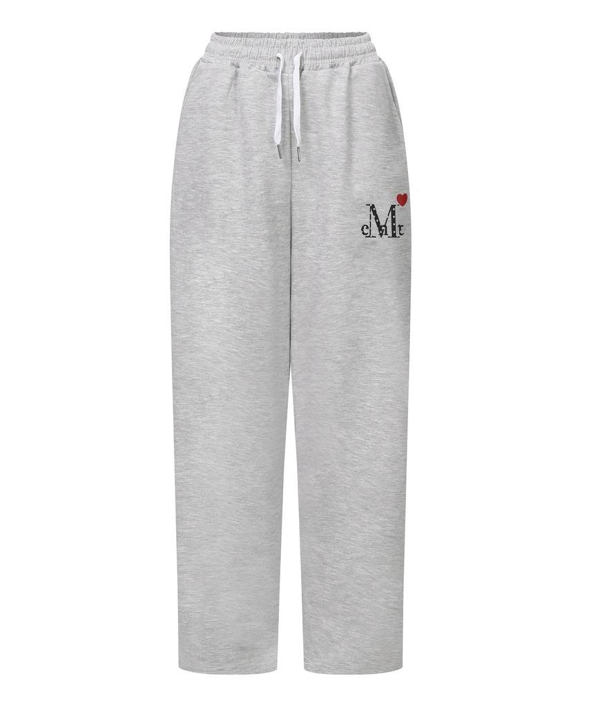 MUCENT Lovelitz Mini Heart Logo Sweatpants Unisex (2 Colors)