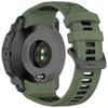 For Garmin Instinct 3 Solar 45mm/AMOLED 45mm Watch Band 22mm Dual Color Silicone Replacement Strap