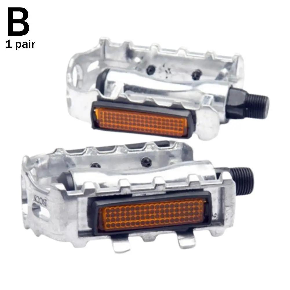 1 Pair MTB Road Mountain Bike Aluminum Alloy Anti-slip Cycling Bicycle Bicycle Accessories Parts Pedals Replacement C0Q6