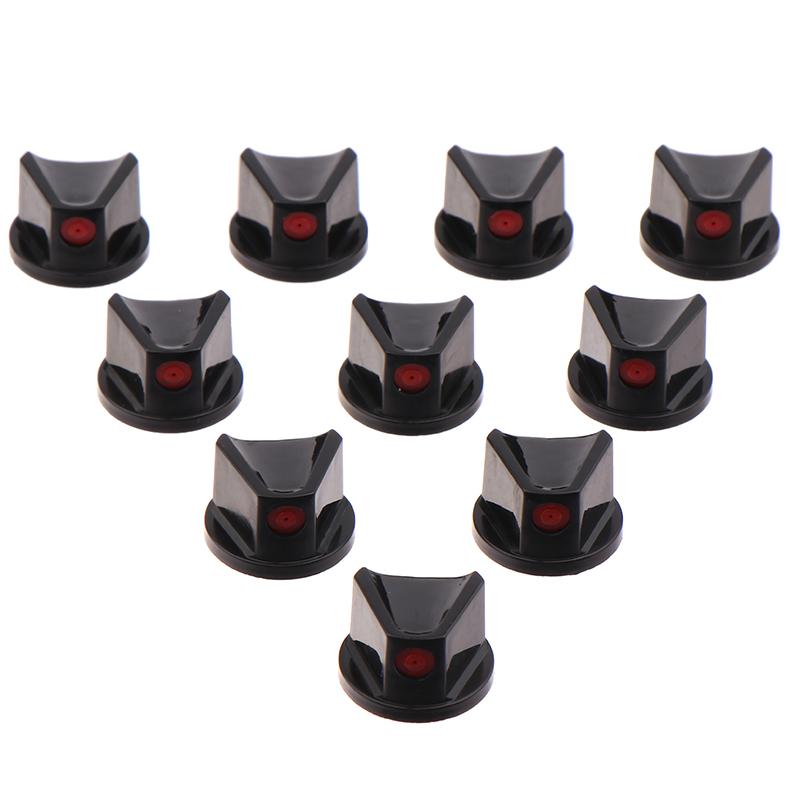 10Pcs Dot Fat Spray Paint Caps Plastic Spray Nozzles White Spray Paint Replacement Caps For Graffiti Street Art Aerosol Bottle