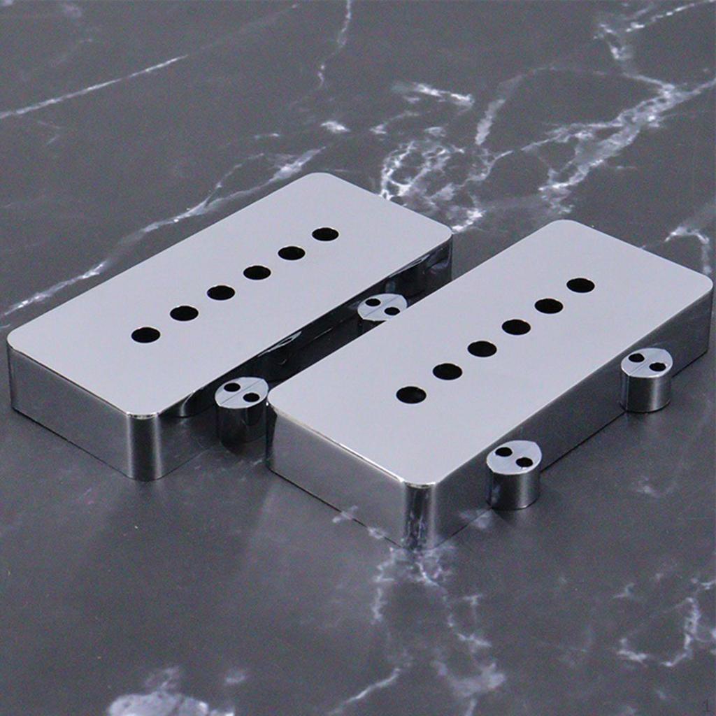 2 stk. Gitar Pickup-deksel 50mm/52mm Polavstand for Jazzmaster-gitarer DIY Elektrisk
