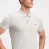 Fila Soft Comfortable Skin-Friendly Fashion Solid Color Short Sleeve Polo Shirt Men Tops A11M531103F-GY