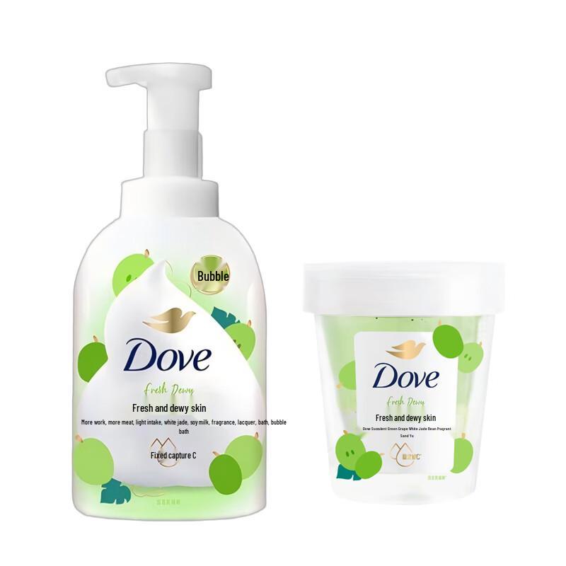 Dove Moisturizing Shower & Scrub Set, Fresh Scent