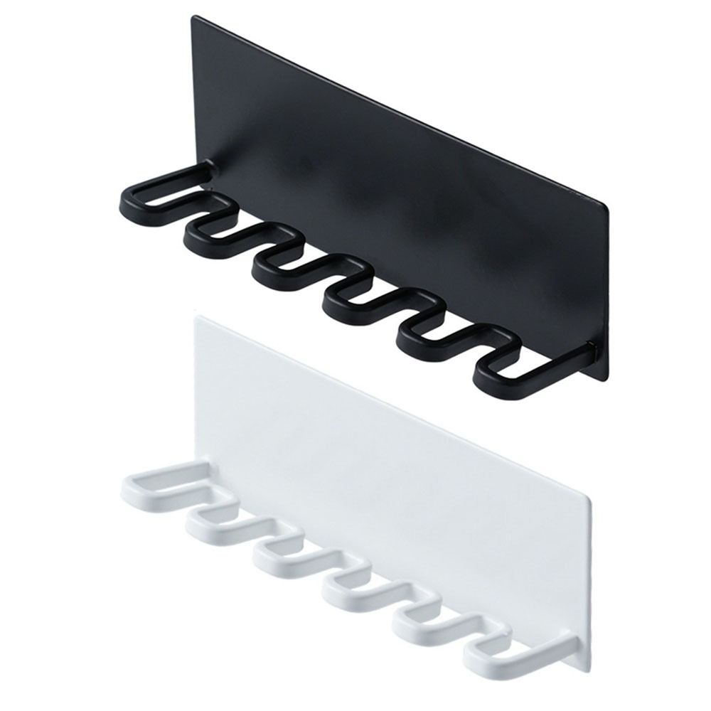 

Self-adhesive Toothbrush Storage Rack 5 Slots Toilet Hanger Shelf Toothpaste Holders Toiletry чорний