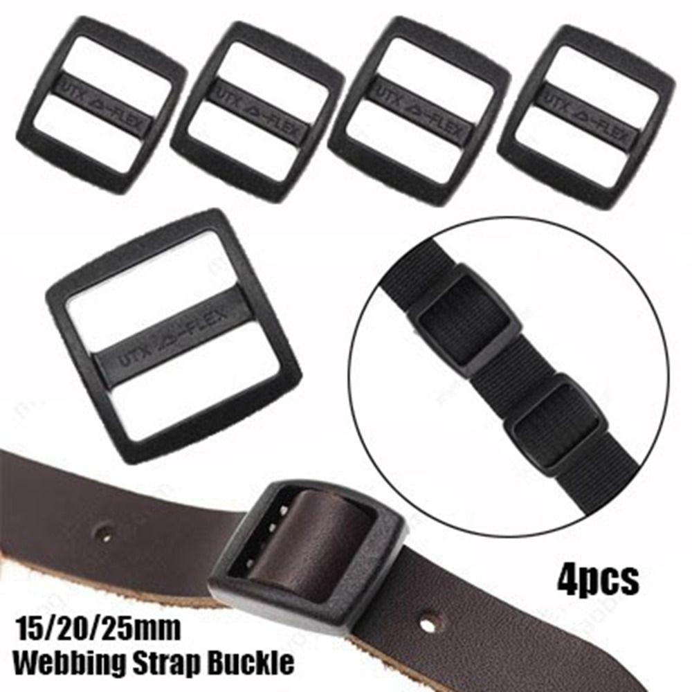 

4pcs 15/20/25mm Webbing Strap Buckle Plastic Release Hook New Travel Accessories Sport Bag Parts