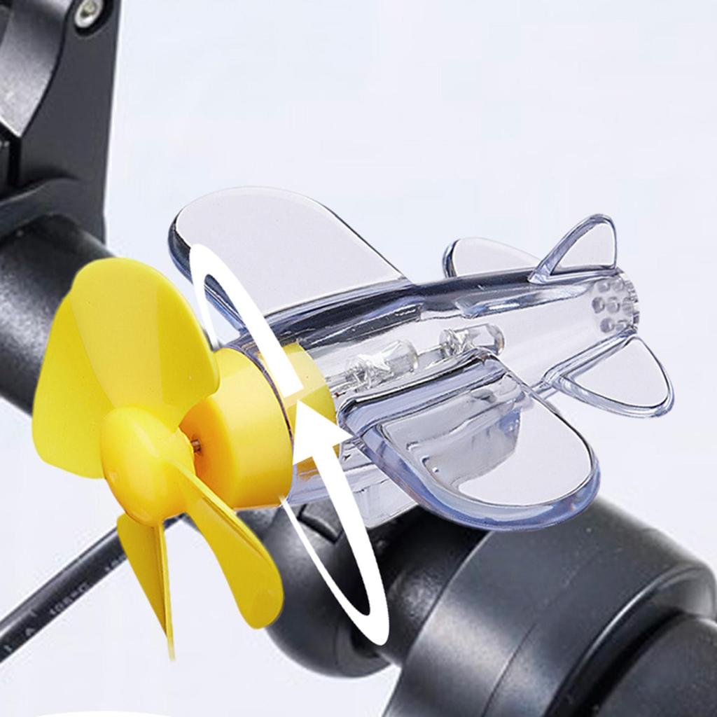 Wind up Airplane Flying Airplane Car Decor Windmill Motorcycle Decor Electric Car Handlebar Pendant Wind Powered Adhesive Car