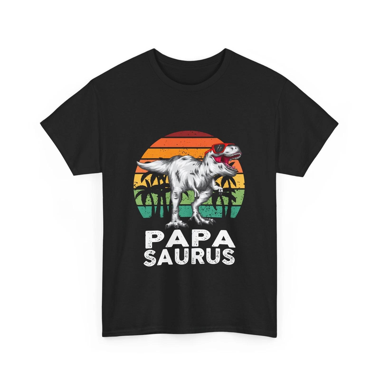 Dad T shirt, Papa Saurus T-Rex Sunglasses Father s Day Men T shirt M