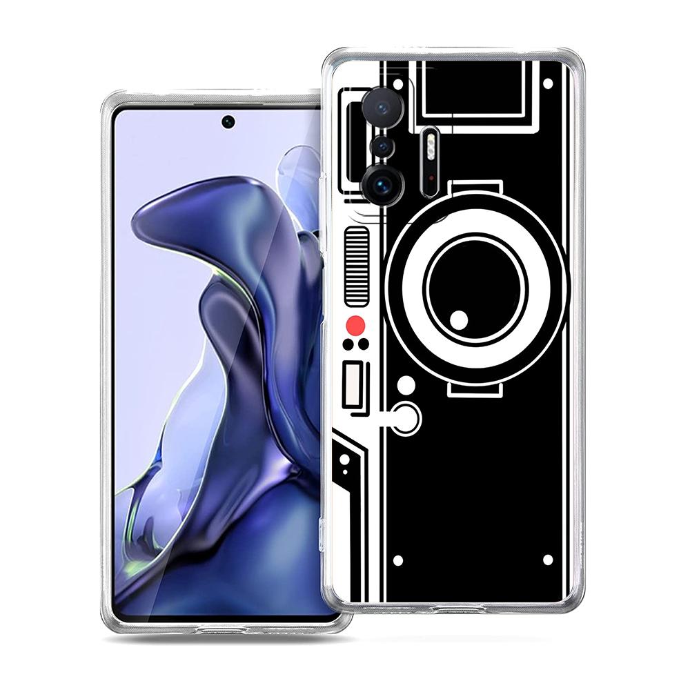 Camera Radio tape Cassette Phone Case For Xiaomi 14 13 12 Lite Mi 11 11X 13T 12T 11T For Poco X5 X4 X3 NFC F5 F4 M4 Pro 5G Cover