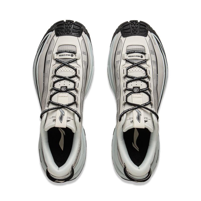 New LiNing CF Su Xingchuan Low-Top Outdoor Trekking Shoes Unisex Gray White AHTU023-12