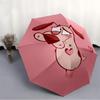 Courage the Cowardly Dog Love Automatic Umbrella with Folding Feature - Travel Umbrella, Perfect Gift for Birthday, Christmas A0827029