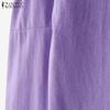 ZANZEA Women Casual V-Neck Summer Sleeveless Cotton Tank Tops