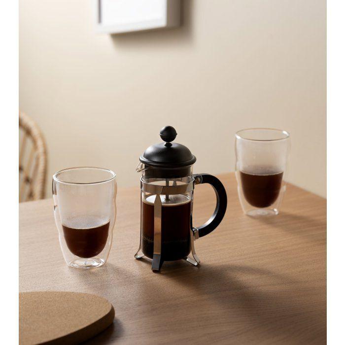 Cafetiere a piston - BODUM - Caffettiera - 3 tasses - 0.35 l - En tritan - Armature inox